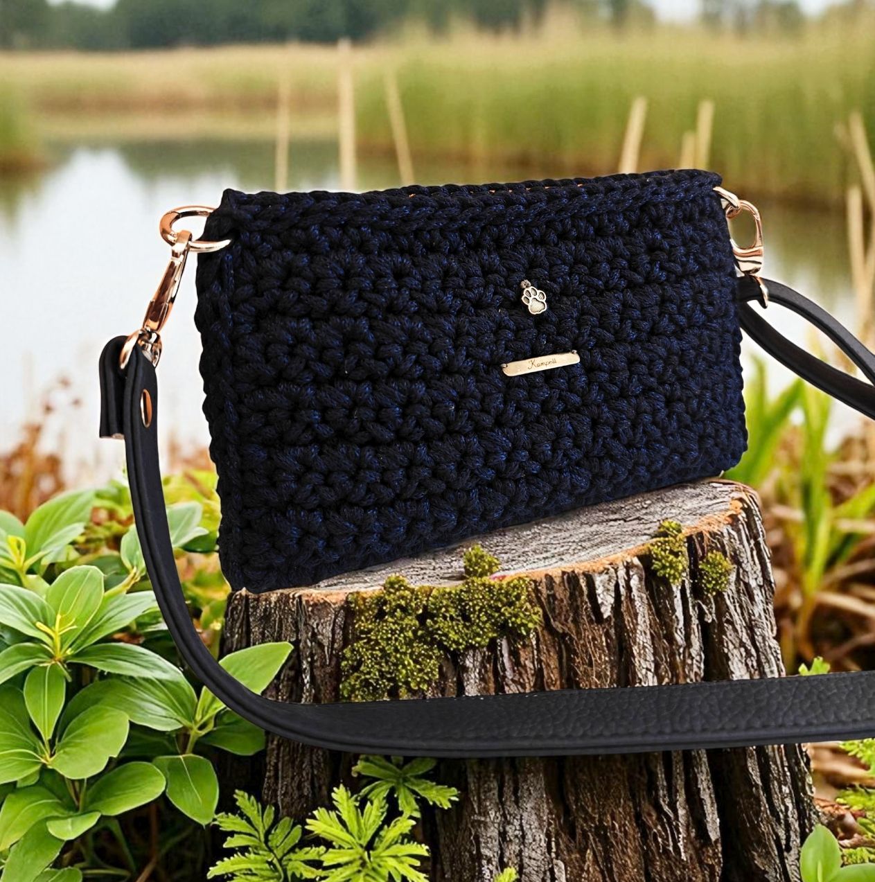 Τσαντάκι μέσης μπλε